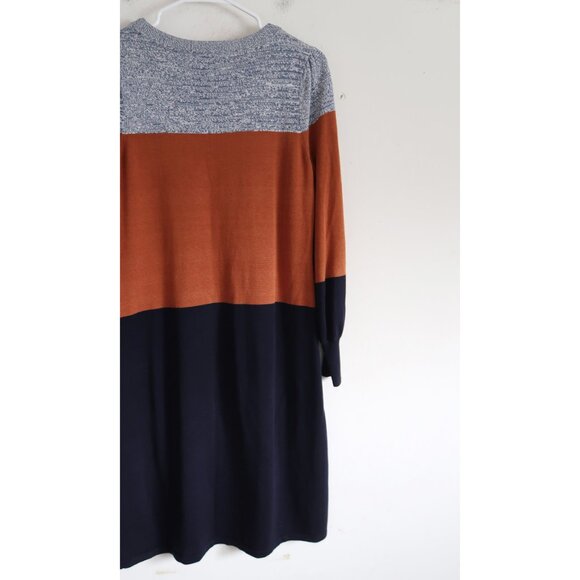 Talbots Colorblock Sweater Dress - Size Small - Picture 5 of 8